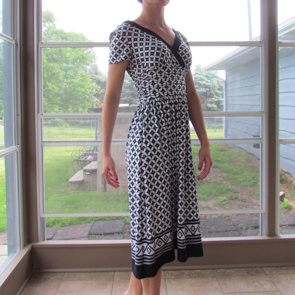 Black and White Sundress